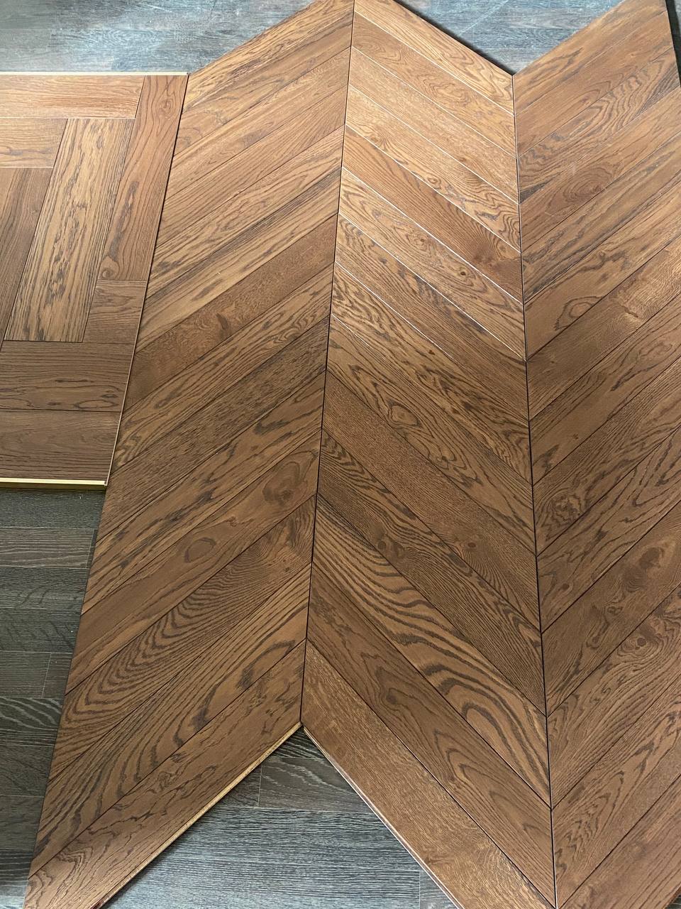 Инженерная доска Eparket Дуб Cone Forest натур лак французская елка 510×90×15